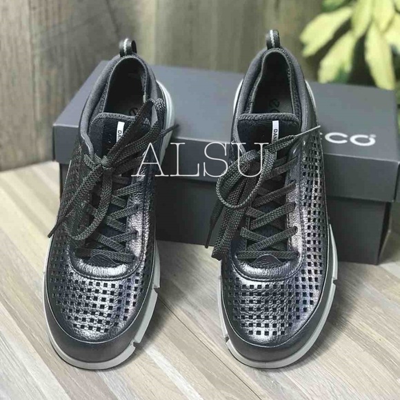 ECCO Intrinsic 1 Slip On Leather Dark Shadow Metal - Picture 2 of 7